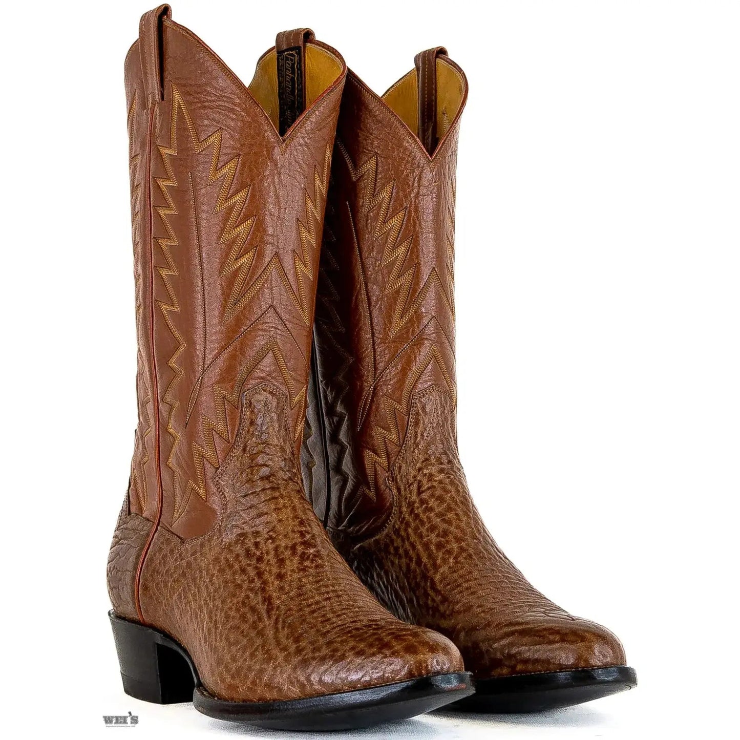 Panhandle Slim Men's Cowboy Boots 13" Exotic Shark Cowboy Heel R Toe 1S79 - Panhandle Slim