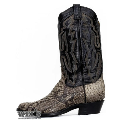 Panhandle Slim Men's Cowboy Boots 13" Python R-toe 25321 - Panhandle Slim Boots