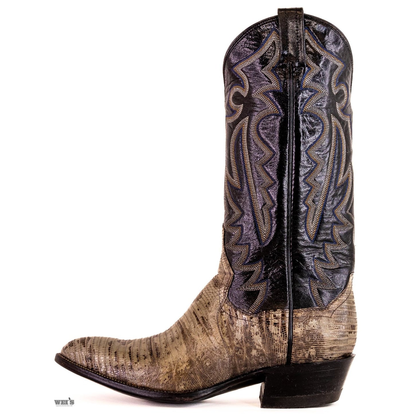 Panhandle Slim Men's Cowboy Boots 14" Exotic Lizard Cowboy Heel J Toe 10-LIZARD 25678