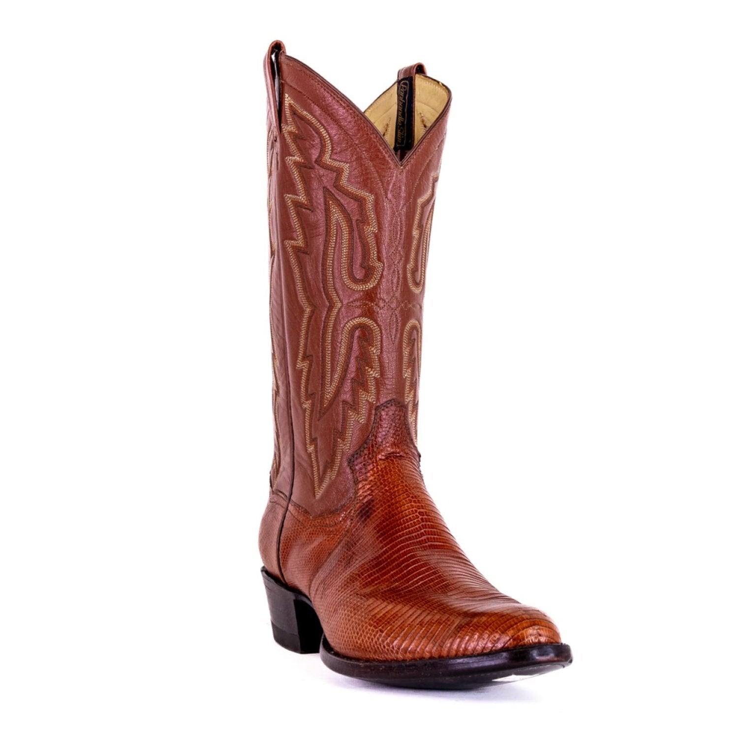 Panhandle Slim Men's Cowboy Boots 14" Exotic Lizard Cowboy Heel R Toe 6-LIZARD 45735