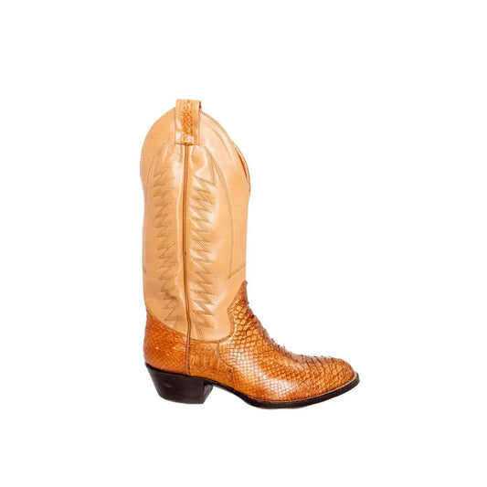 Panhandle Slim Men's Cowboy Boots 14" Exotic Python Cowboy Heel R Toe 1V83 - Panhandle Slim