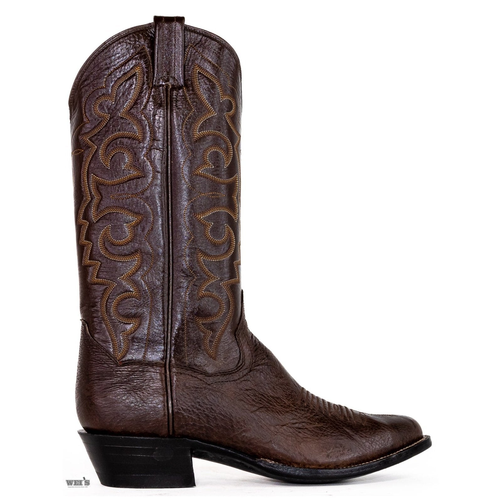 Panhandle Slim Men's Cowboy Boots 14" Exotic Shark Tobacco 3-SHARK 21943