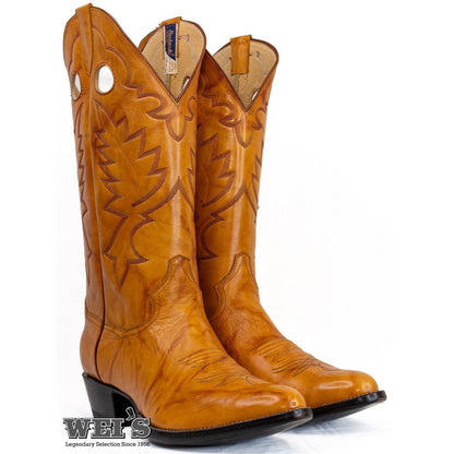 Panhandle Slim Men's Cowboy Boots 14" Yip Cowboy Heel R Toe Blaze 32012