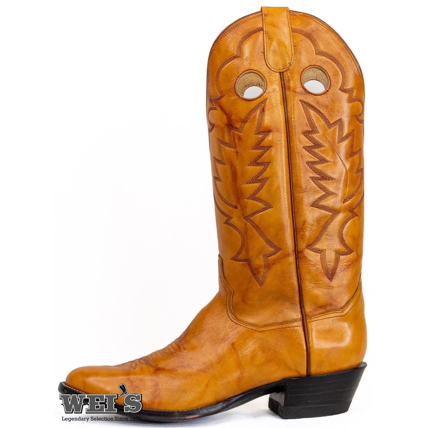 Panhandle Slim Men's Cowboy Boots 14" Yip Cowboy Heel R Toe Blaze 32012