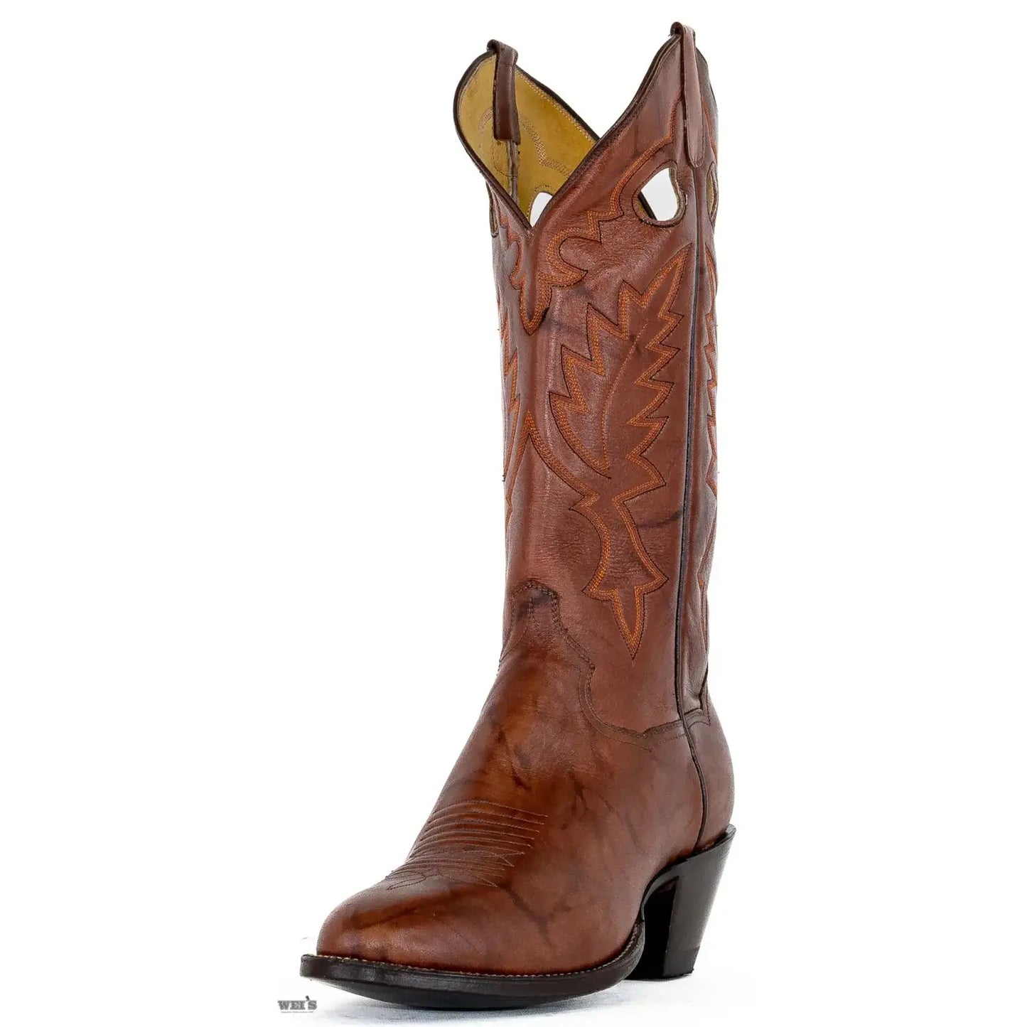 Panhandle Slim Men's Cowboy Boots 14" Yip Cowboy Heel R Toe Brown 22100A