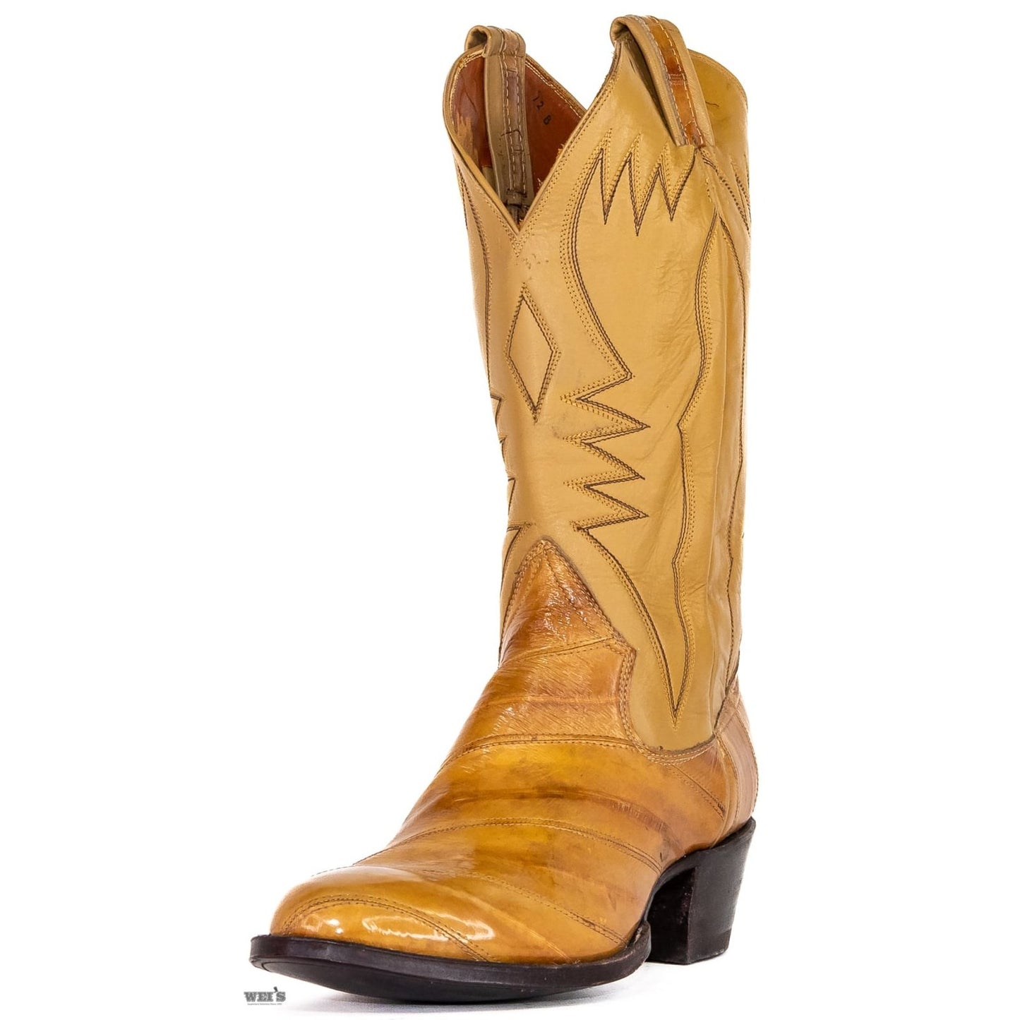 Panhandle Slim/Sanders Men's Cowboy Boots 14" Exotic Eel 1-EEL