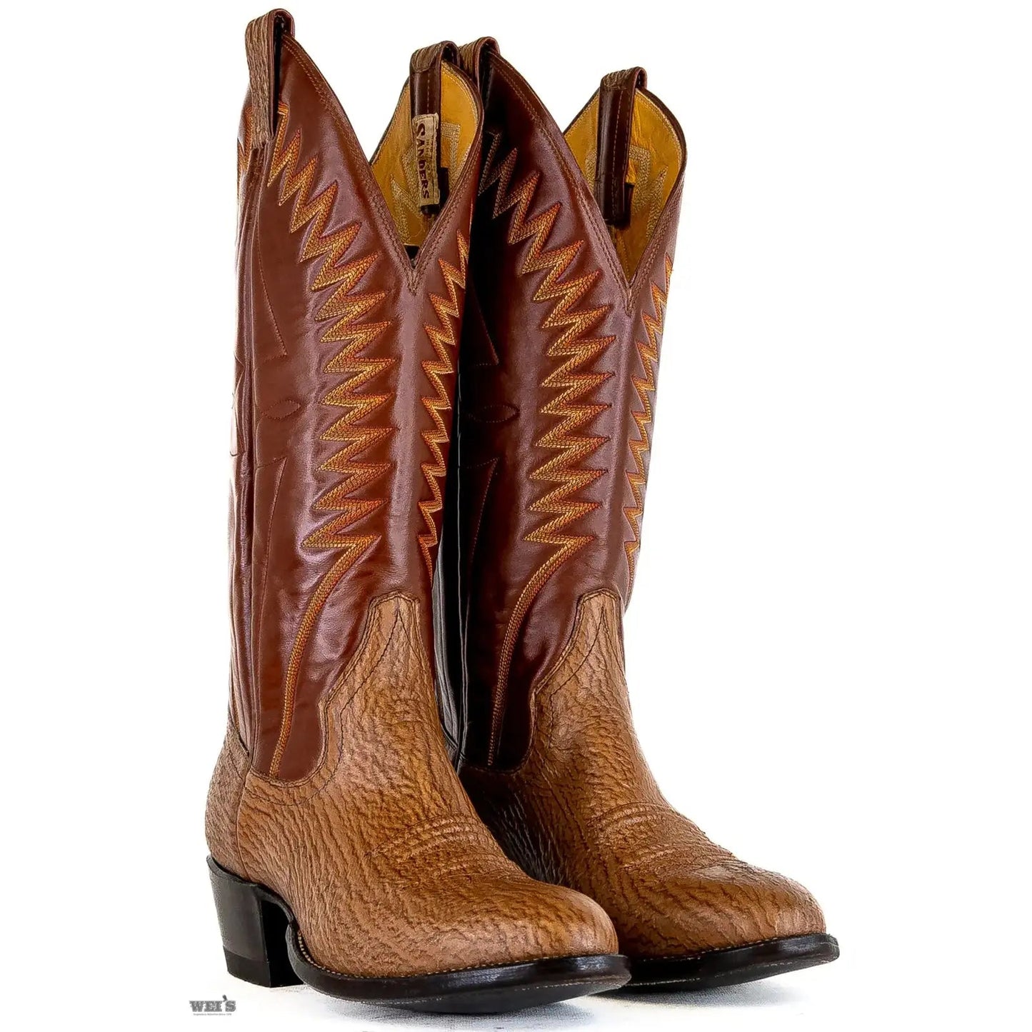 Panhandle Slim/Sanders Women's Cowgirl Boots 14" Shark Cowboy Heel R Toe 31901 - Panhandle Slim