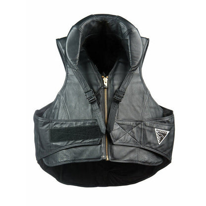 Phoenix Rodeo Finalist Vest Black Leather