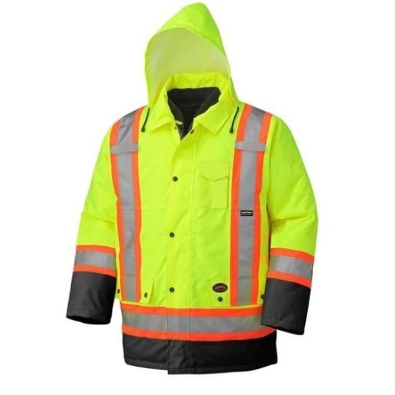 Giubbotto Parka Impermeabile Alta Visibilità Protezione Da Archi Elettrici Torvik Giallo Sioen - Foto 3