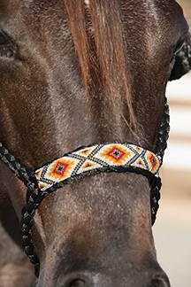 Professional's Choice Cowboy Braided Rope Halter HRCB - Professional's Choice