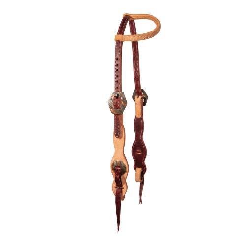 Professional's Choice Two Tone Tassel Quick Change Single Ear Headstall 5135RO