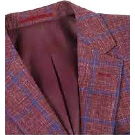 Renoir Men’s Sport Jacket Slim Fit Wool/Linen Single Breasted 563-2SL