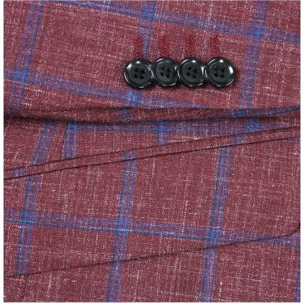 Renoir Men’s Sport Jacket Slim Fit Wool/Linen Single Breasted 563-2SL