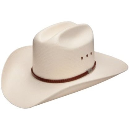 Resistol Cowboy Hat George Strait Alamosa 10X Shantung Straw RSCSAM-73408167