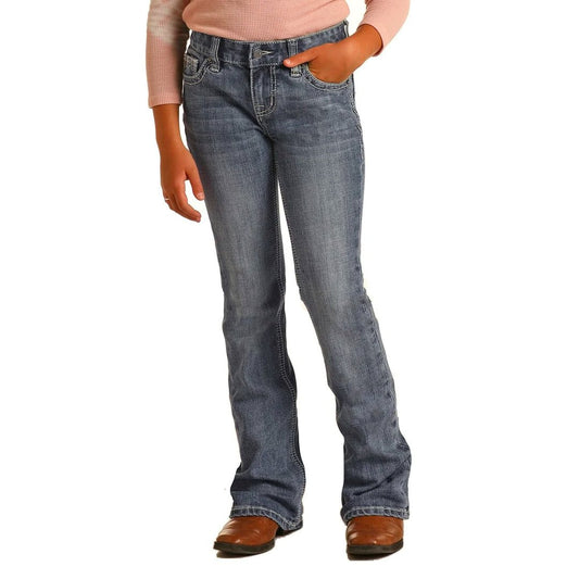Rock & Roll Girl's Boot Cut Jeans Royal