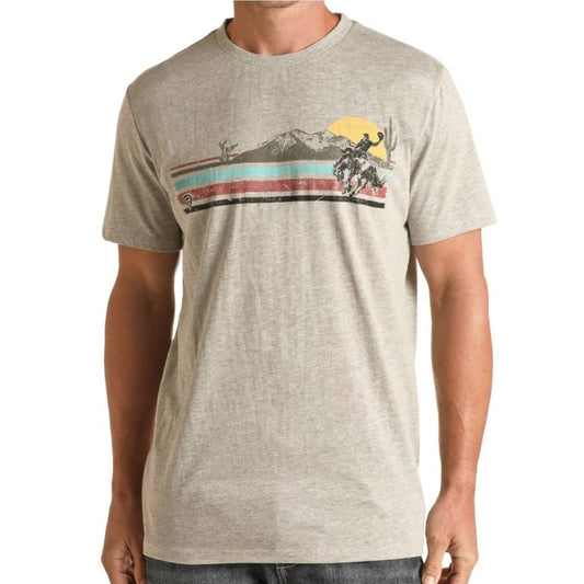 Rock & Roll Men’s T-Shirt Western Graphic