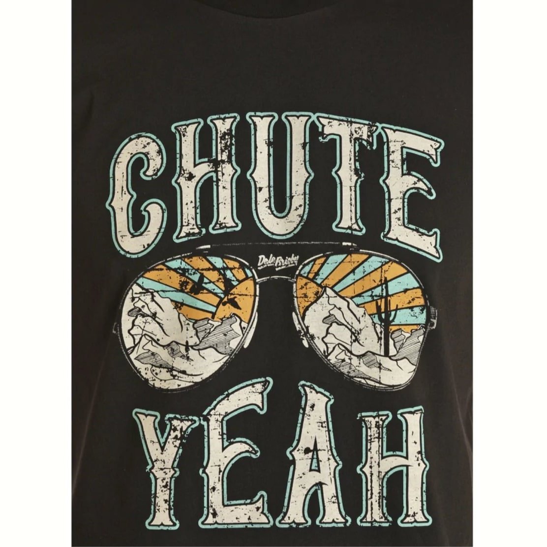 Rock & Roll Unisex T-Shirt Dale Brisby Chute Yeah RRUT21R06C - Rock & Roll