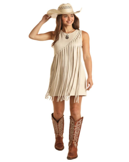 Rock & Roll Women's Asymmetrical Fringe Dress BWD0R03263 - Rock & Roll