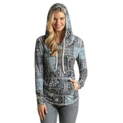 Rock & Roll Women’s Drawstring Hoodie L8H3437 - Clearance