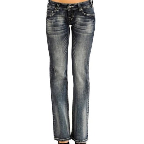 Rock & Roll Women’s Jeans Low Rise Boot Cut W0-4483