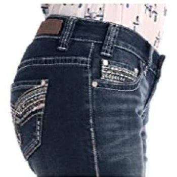 Rock&Roll Women’s Jeans Boot Cut Dark Wash W7-2538 - Rock&Roll Denim