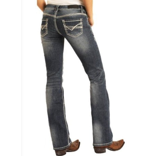 Rock & Roll Women’s Riding Jeans Mid-Rise Vintage