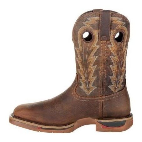 Rocky Men’s Boots 11" Work Western Long Range Square Soft Toe RKW0278 - Rocky Boots