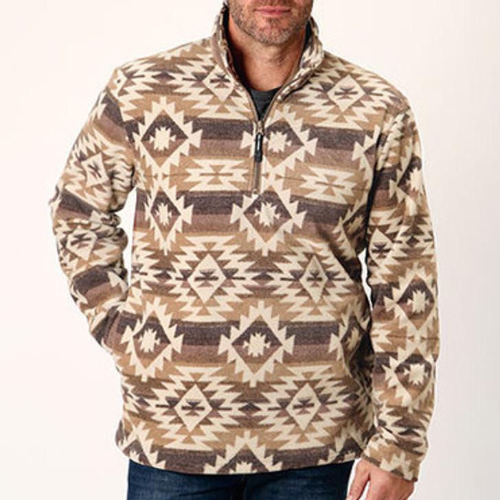 Roper Men's Polar Fleece Sweater 1/4 Zip 03-097-0250-6614