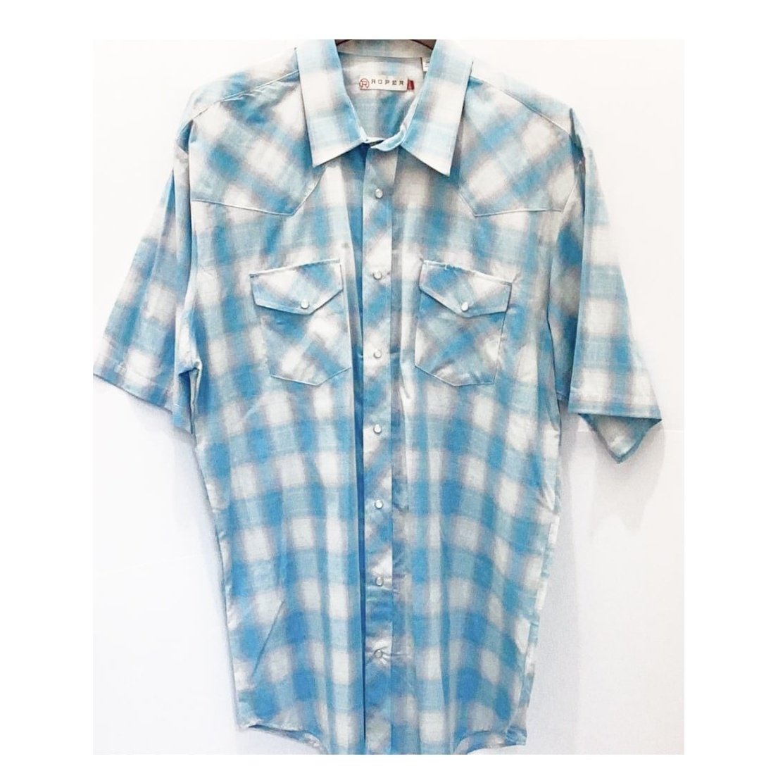 Roper Men's Shirt Short Sleeve Snap Up Large Sizes – Wei's Western
