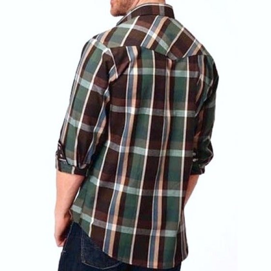 Roper Men's Shirt Western Long Sleeve Snaps 01-001-0171-0109 - Roper