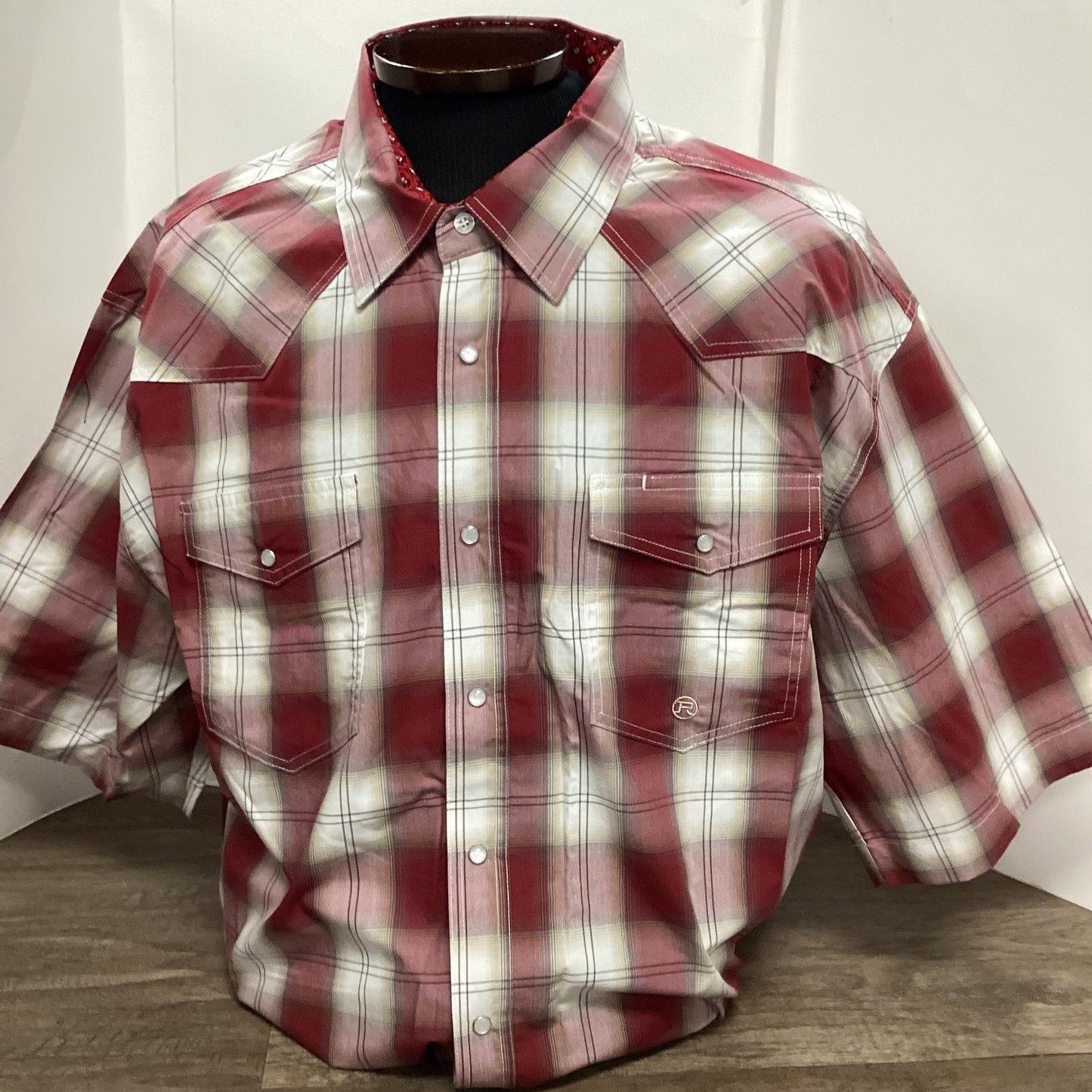 Roper Men’s Short Sleeve Snap Shirt 3-02-778-2082 RE