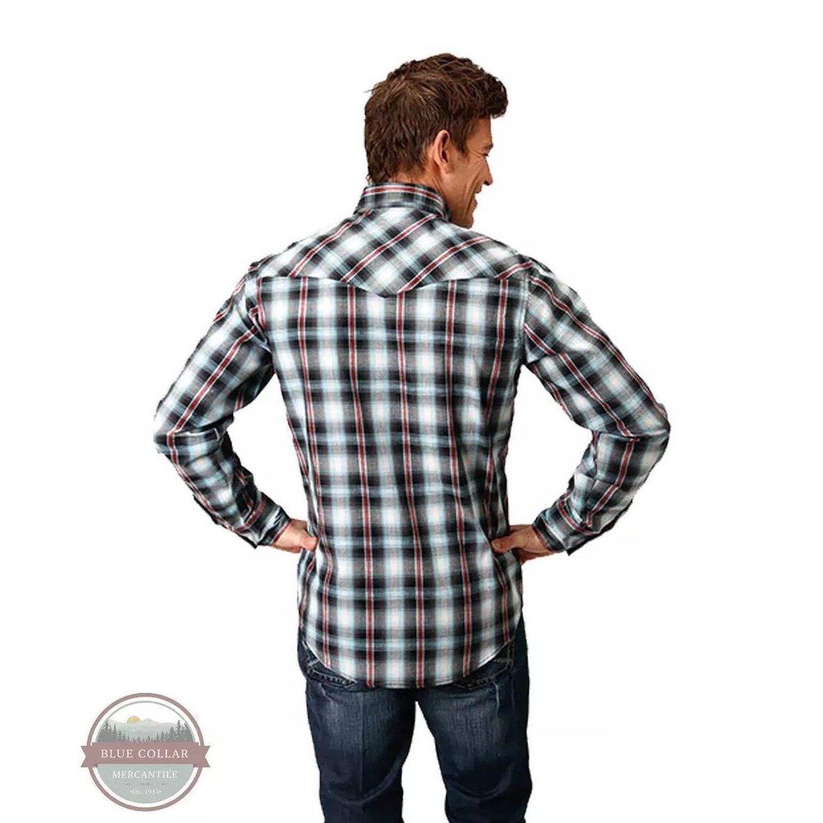 Roper Men's Western Snap Shirt In Dusk