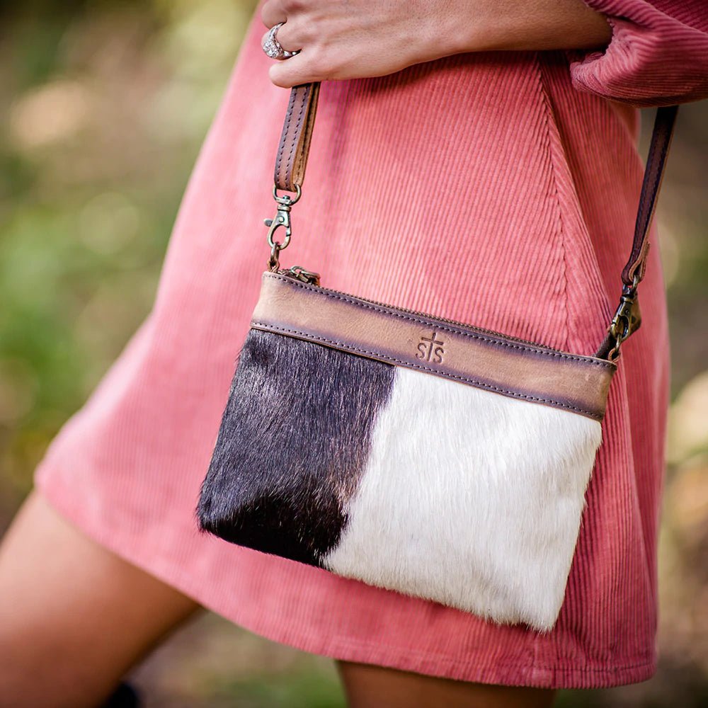 STS Ranchwear Cowhide Grace Crossbody Purse STS38136