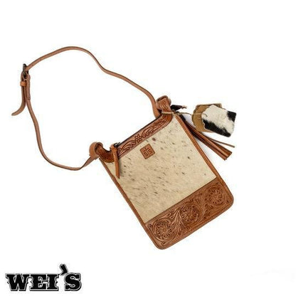 STS Ranchwear Yipee Kiyay Leather Crossbody STS38540