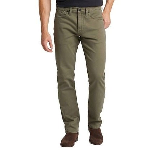 Silver Machray Jeans Classic Fit Olive M77427SCH020 - Silver