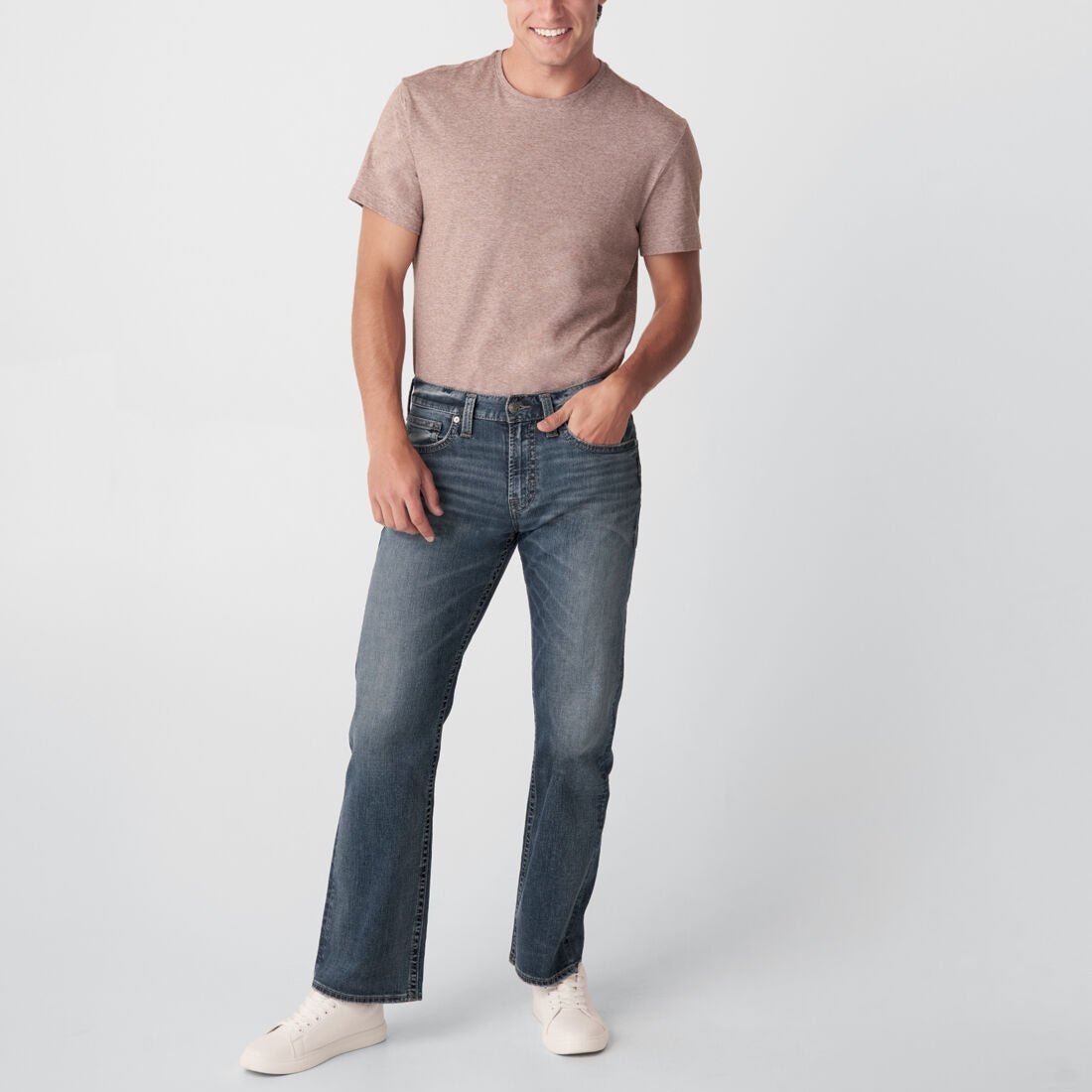 Silver Jeans Men’s Zac Relaxed Straight Leg M42408RAS353