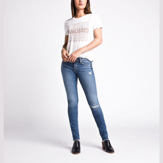 Silver Jeans Women’s Avery High Rise Slim Fit
