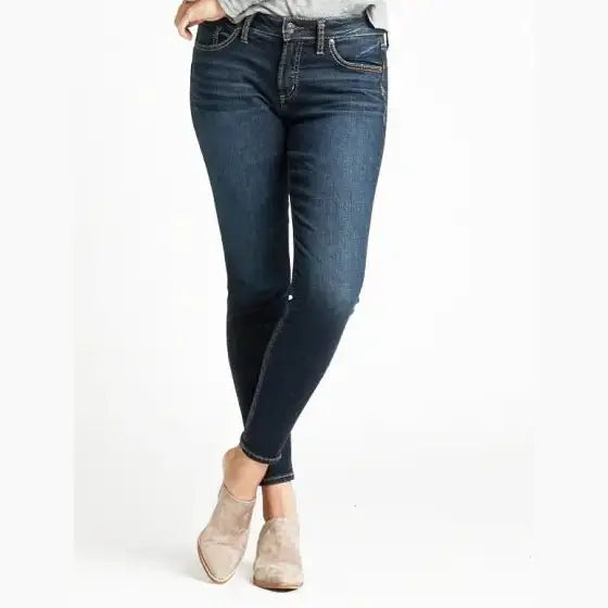 Silver Jeans Women's Avery High Rise Slim L94116SDG460