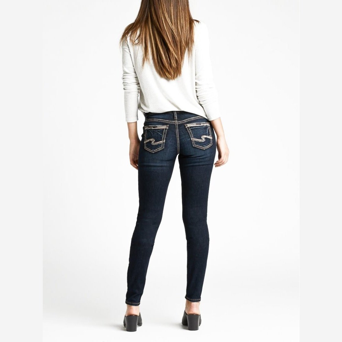 Silver Jeans Women’s Suki Mid Rise Skinny Fit L93136SDG458 Indigo - Silver Jeans