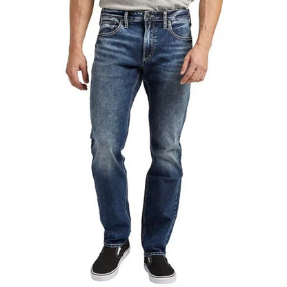 Silver Men’s Jeans Konrad Slim Fit, Slim Leg Jeans M12225SDK325 - Silver Jeans