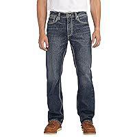 Silver Men's Zac Relaxed Fit Straight Leg M42411SDK393 - Silver