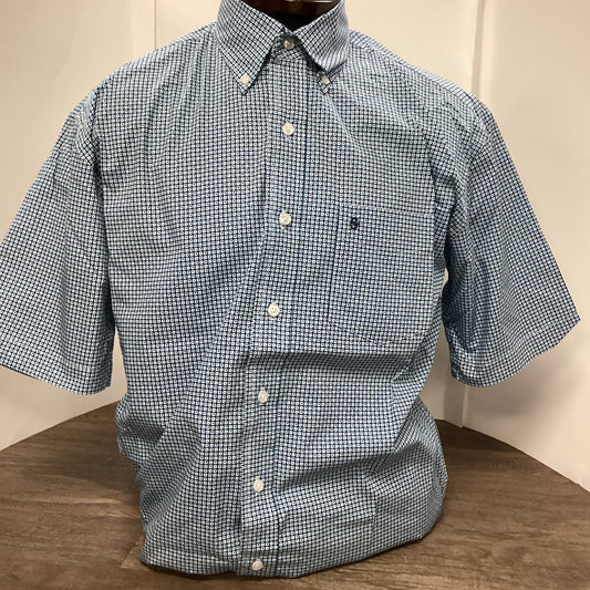 Stetson Men’s Button Down Short Sleeve Shirt 11-002-0526-5012