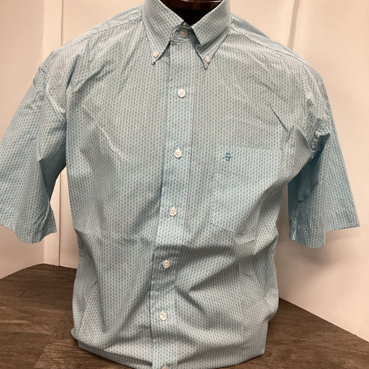 Stetson Men’s Button Down Short Sleeve Shirt 11-002-0526-2017