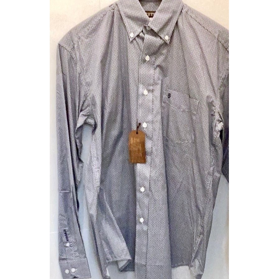 Stetson Men’s Shirt Long Sleeve Button Down 11-001-0526-0280 - Stetson