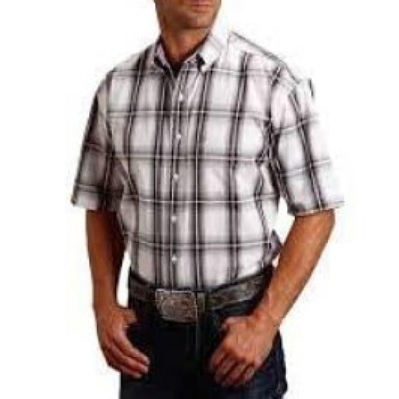 Stetson Men’s Shirt Short Sleeve Button Up 11-0020579-0490 - Stetson