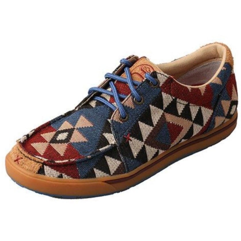 Twisted X/Hooey Women’s Casual Shoes Graphic Pattern Canvas WHYC001 - Twisted X