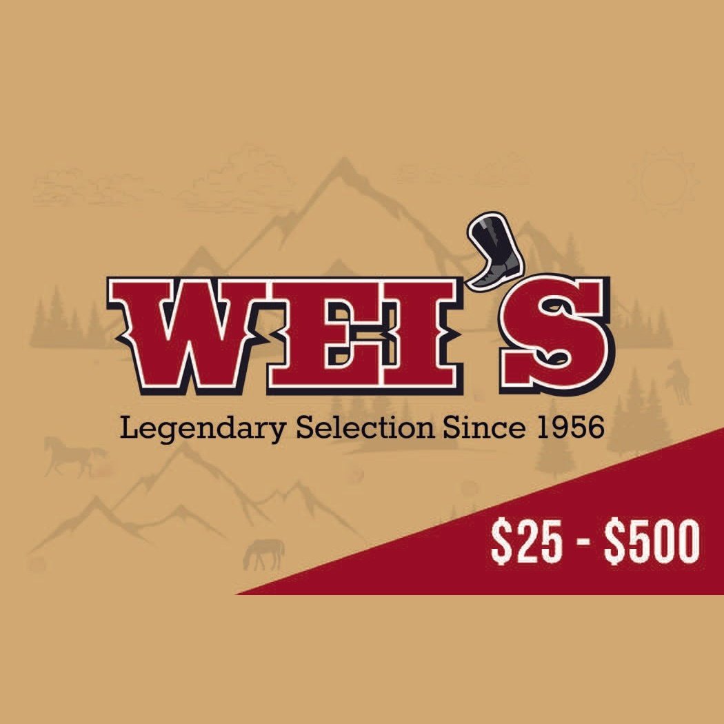 Wei's Western Wear E-Gift Card - Wei's Western Wear