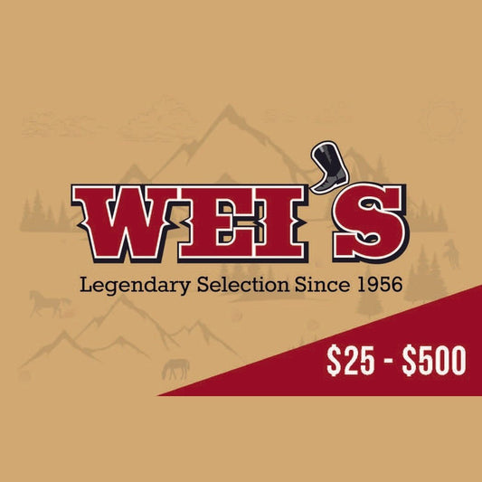 Wei's Western Wear E-Gift Card - Wei's Western Wear