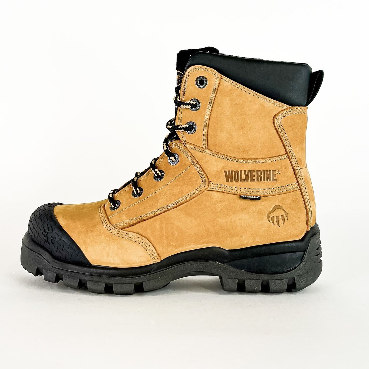 Wolverine Men's Work Boots 8" CSA Rockridge Comp Toe Insulated Choc/Wheat - Wolverine Boots