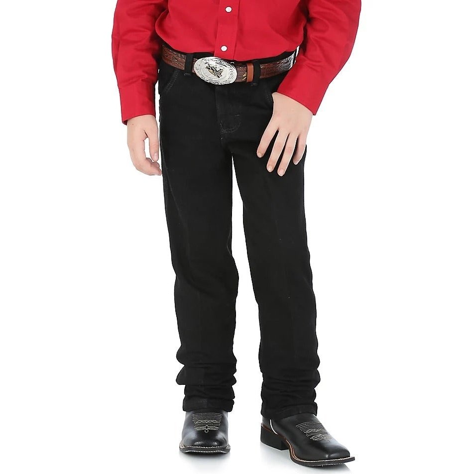 Wrangler Boy’s Jeans Cowboy Cut® Prewashed Black Sizes 8-20